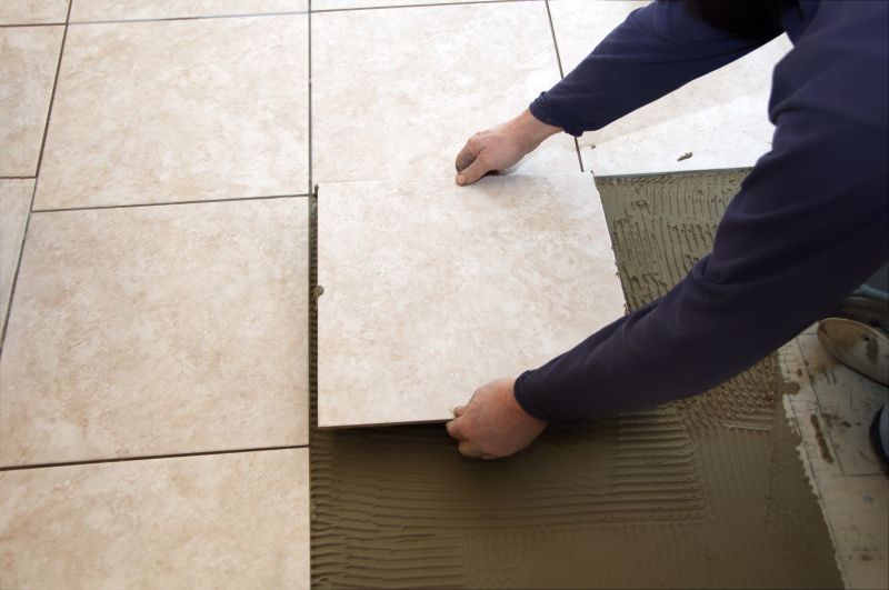 Porcelain Tile Installation detail